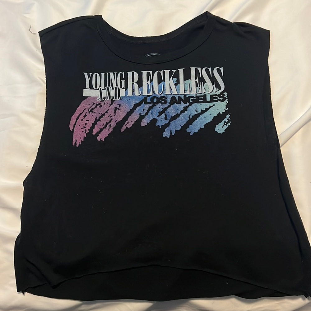 Young & Reckless Retro Graphic Cutoff Tee